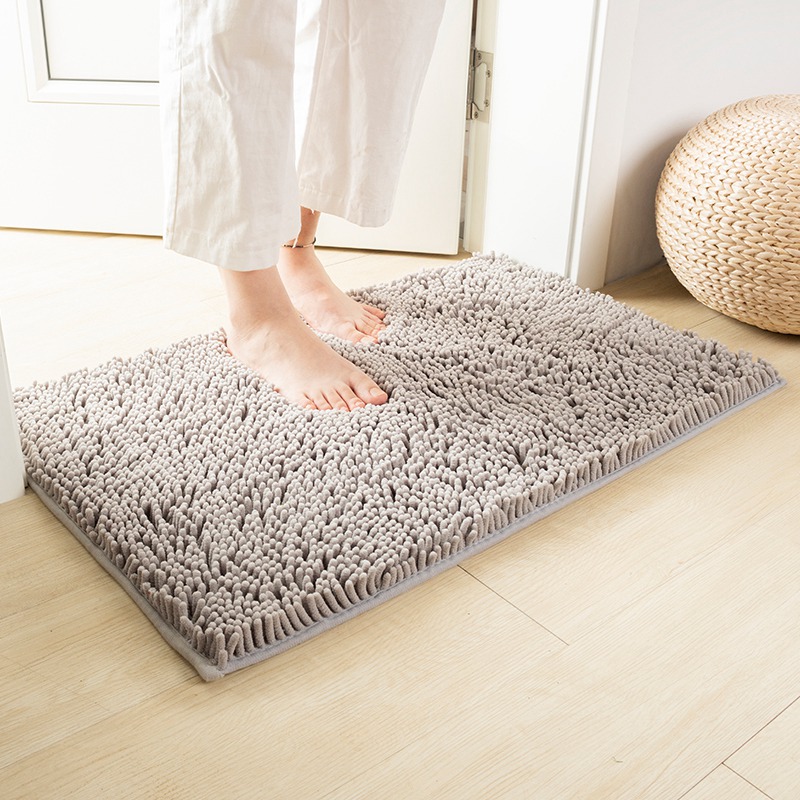 Tapis de bain de luxe en microfibre chenille