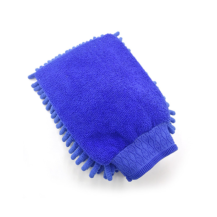 Gant de lavage de voiture en microfibre chenille