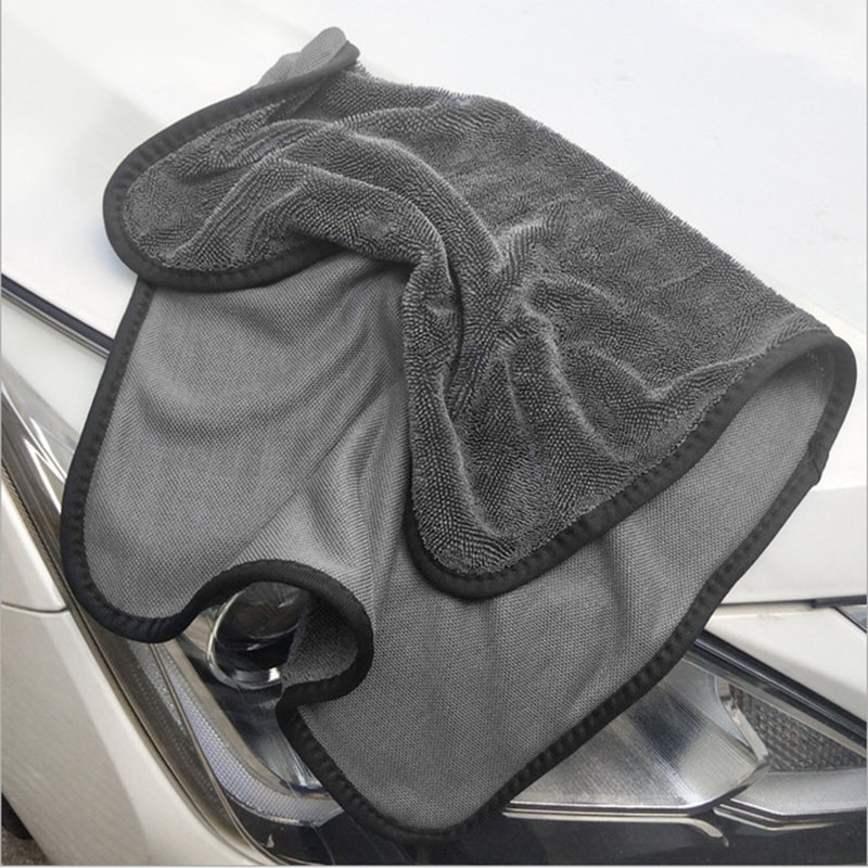 Serviette de lavage de voiture en microfibre Twist