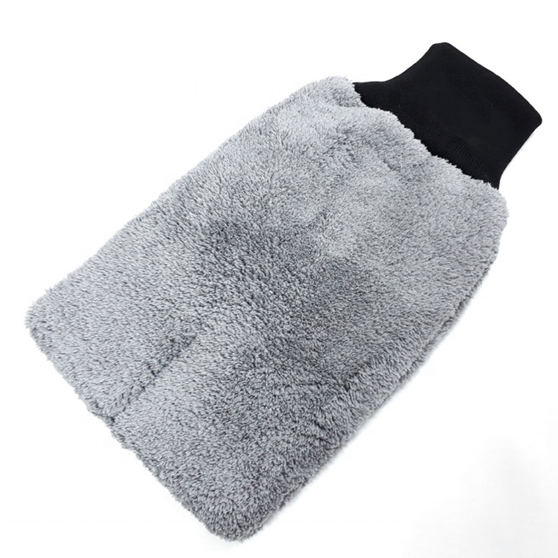 Gant de lavage à bulles en microfibre Premium